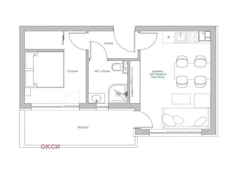 Продава 2-СТАЕН, гр. Бургас, Братя Миладинови, снимка 9 - Апартаменти - 53257506