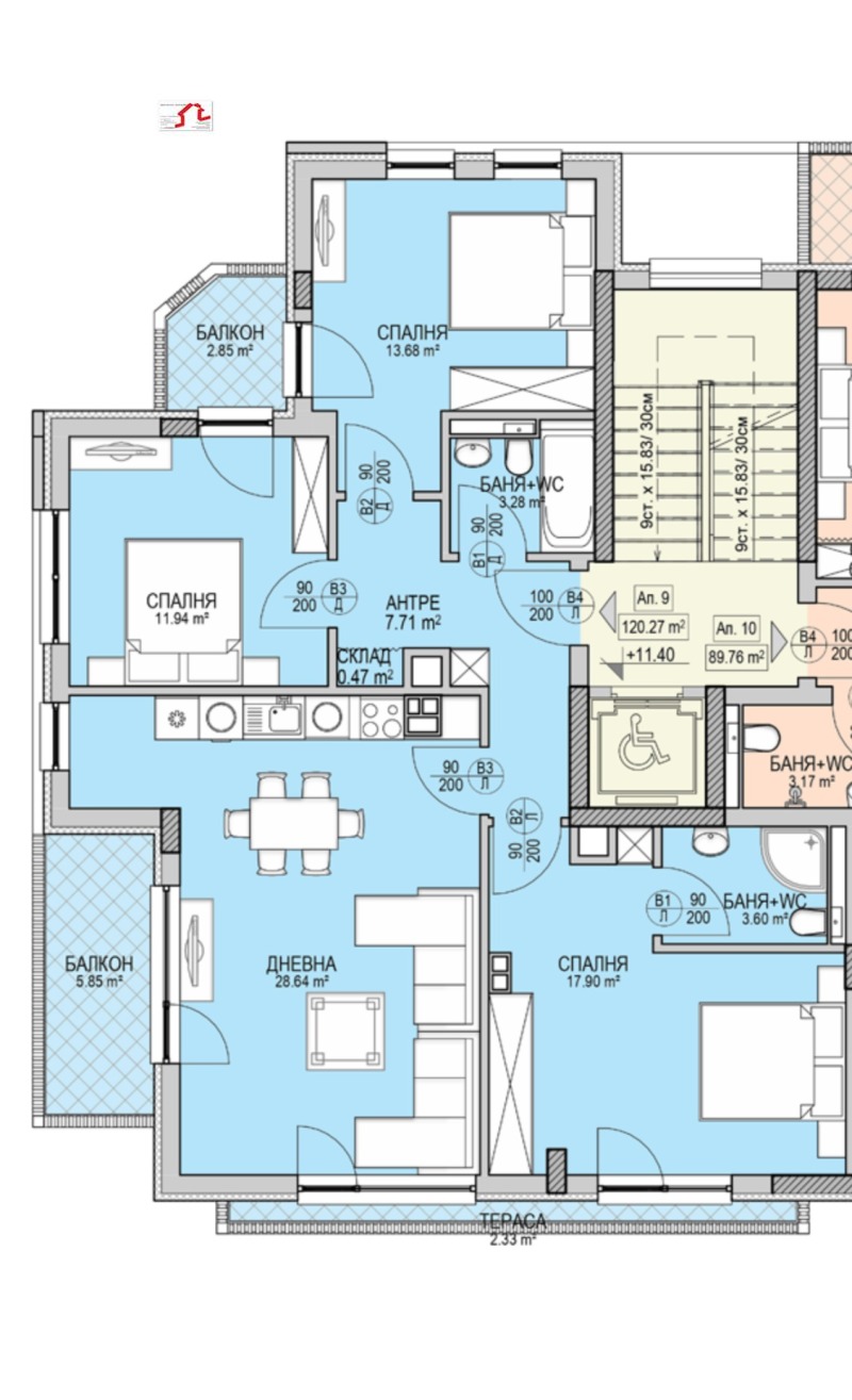 Na prodej  3 ložnice Sofia , Krastova vada , 136 m2 | 30435662 - obraz [3]