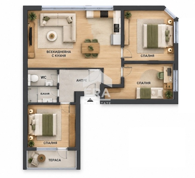 Продава 4-СТАЕН, гр. Варна, Спортна зала, снимка 8 - Апартаменти - 56082566