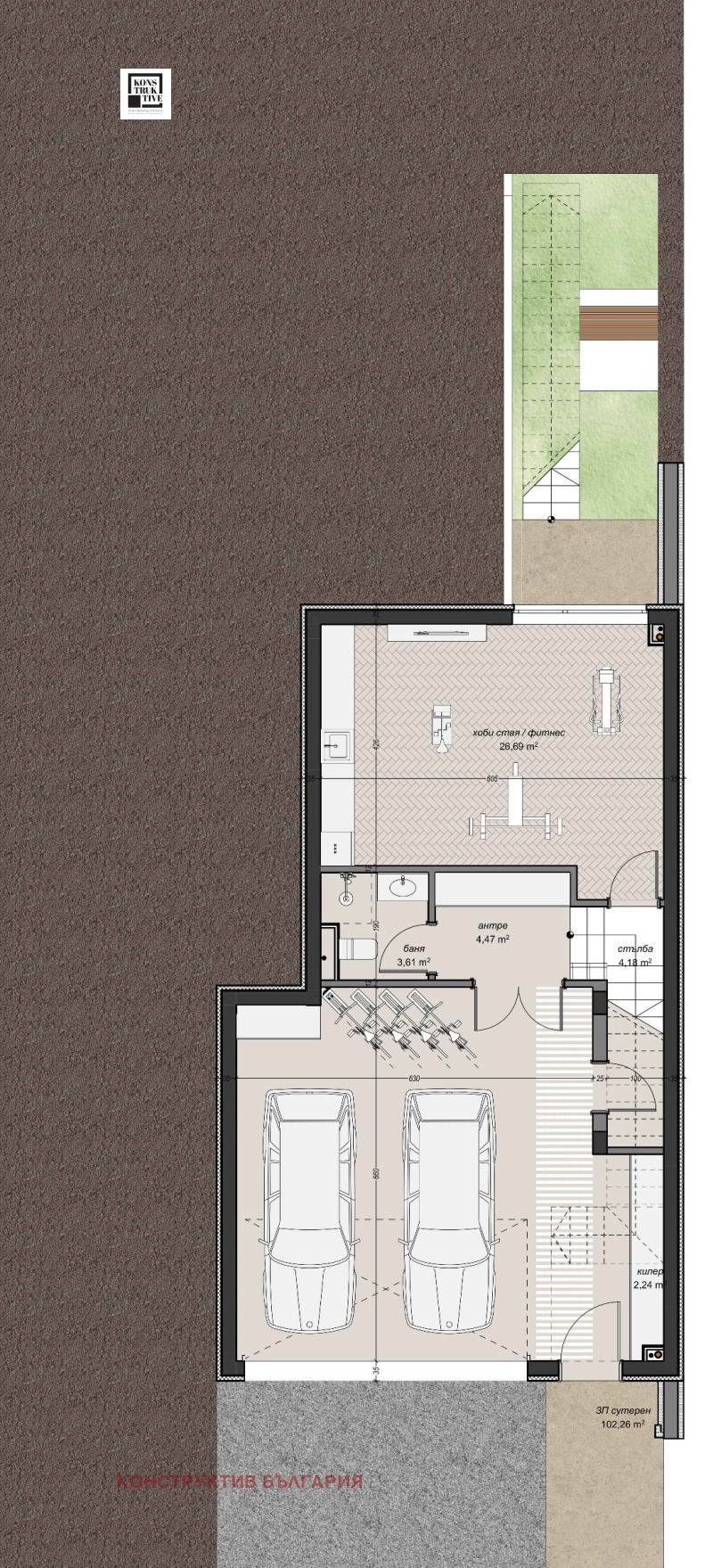 Продава КЪЩА, гр. София, с. Лозен, снимка 9 - Къщи - 53019487