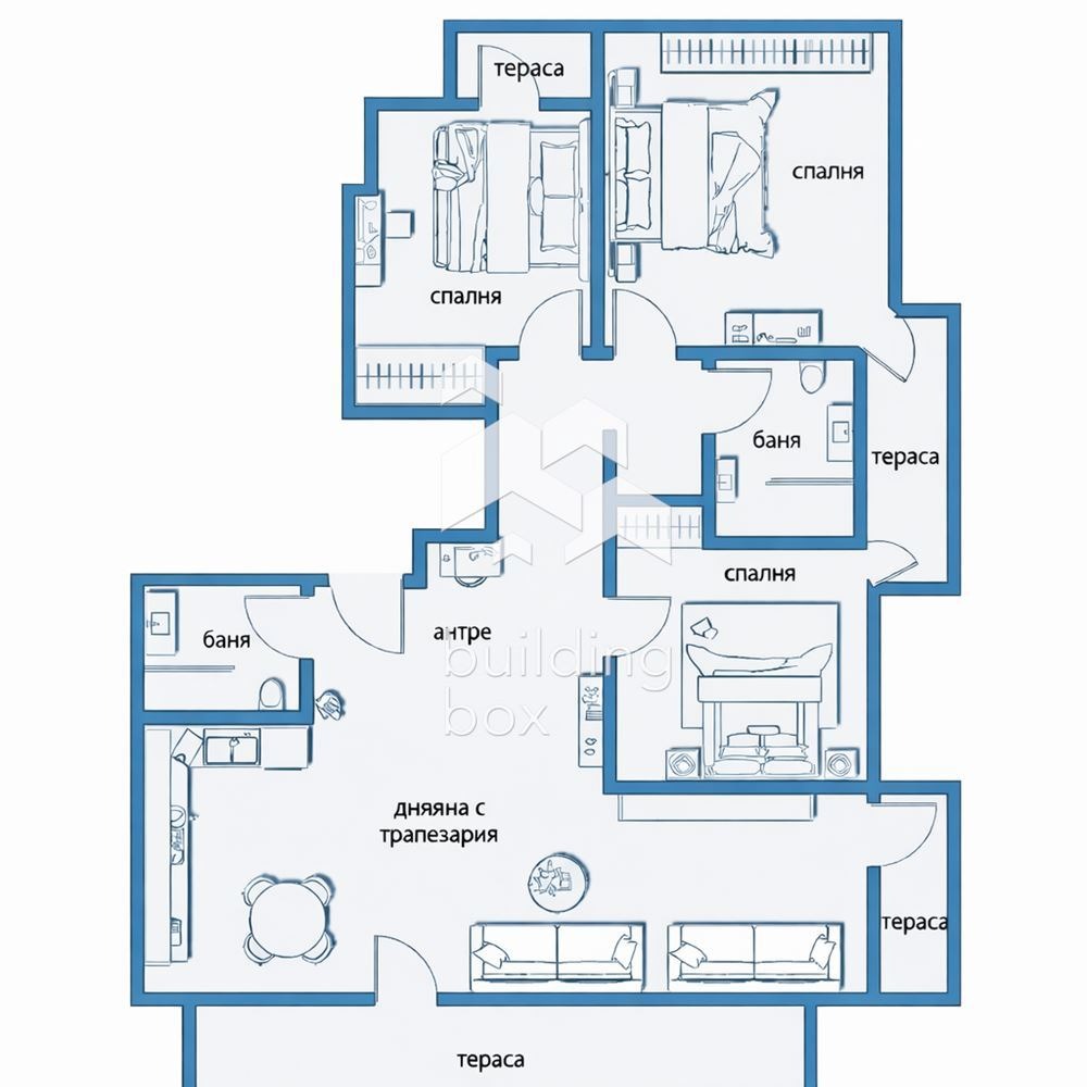 Продава 4-СТАЕН, гр. Пловдив, Кършияка, снимка 6 - Апартаменти - 54249775