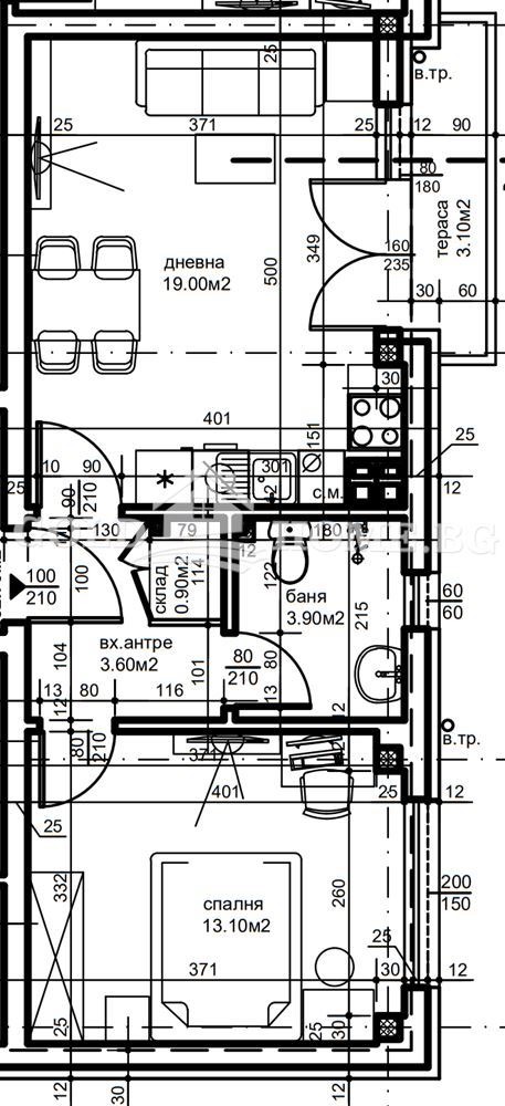 Продава 2-СТАЕН, гр. Пловдив, Прослав, снимка 4 - Апартаменти - 54050325