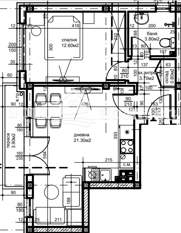 Продава 2-СТАЕН, гр. Пловдив, Прослав, снимка 5 - Апартаменти - 54050325