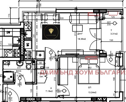 À venda  1 quarto Plovdiv , Hristo Smirnenski , 69 m² | 37292127 - imagem [3]