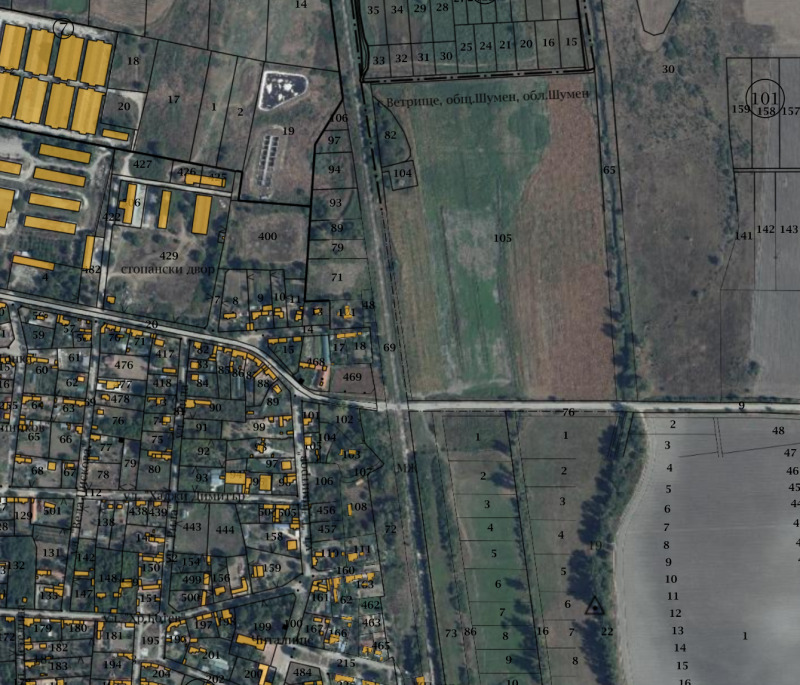 Продава ЗЕМЕДЕЛСКА ЗЕМЯ, с. Ветрище, област Шумен, снимка 2 - Земеделска земя - 52925162