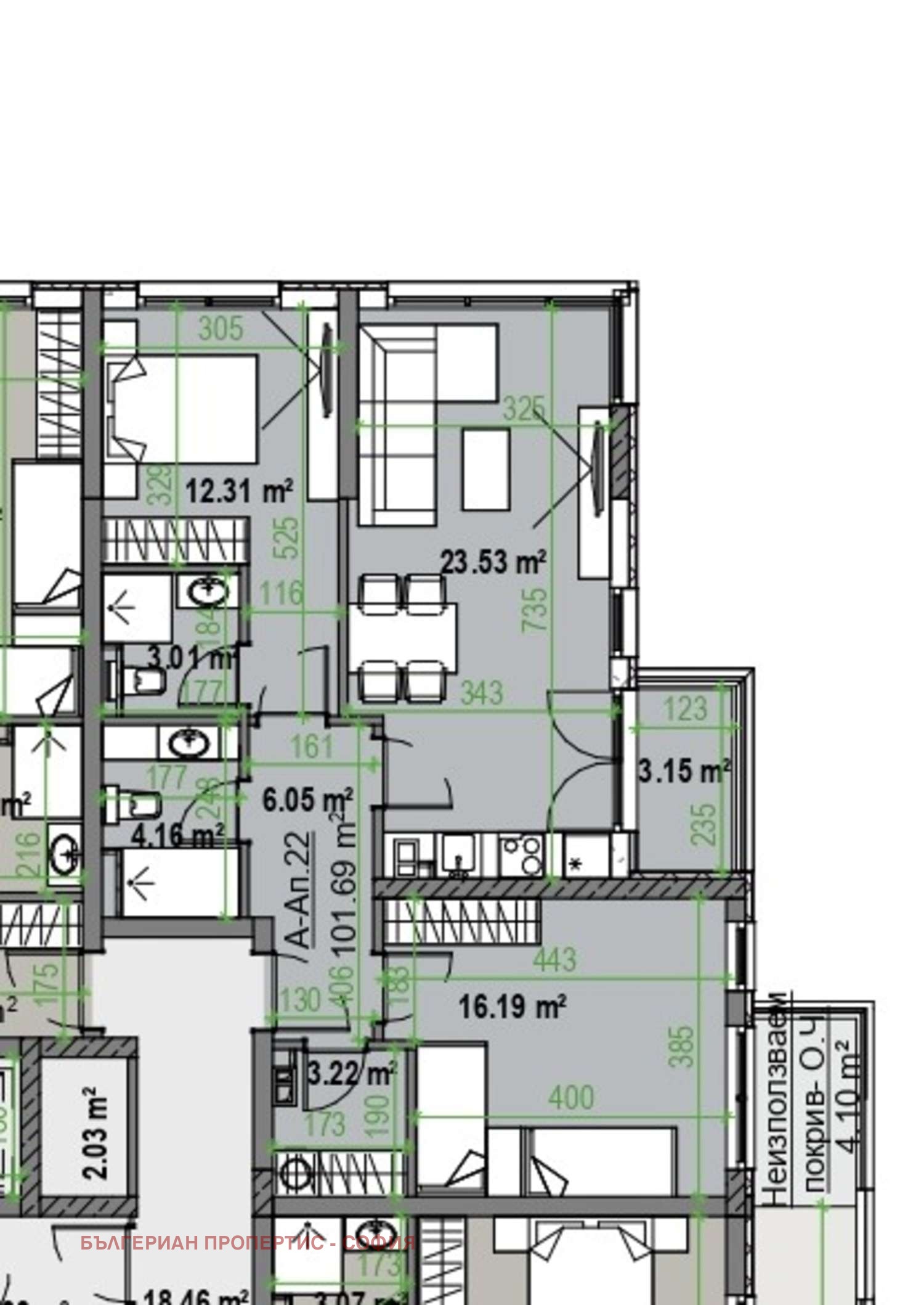 Продава 3-СТАЕН, гр. София, Манастирски ливади, снимка 4 - Апартаменти - 54339991