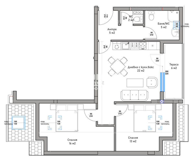 Продава 3-СТАЕН, гр. Пловдив, Кючук Париж, снимка 3 - Апартаменти - 53424843