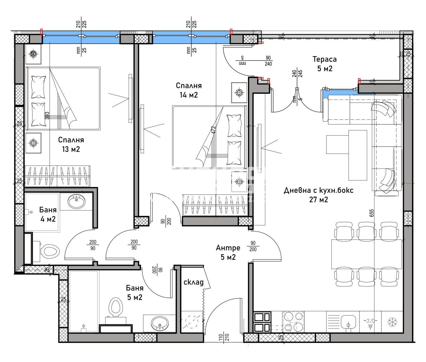 Продава 3-СТАЕН, гр. Пловдив, Христо Смирненски, снимка 2 - Апартаменти - 53723916