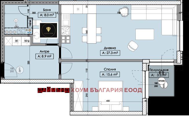 Satılık  1 yatak odası Plovdiv , Karşiyaka , 88 metrekare | 40270513 - görüntü [2]