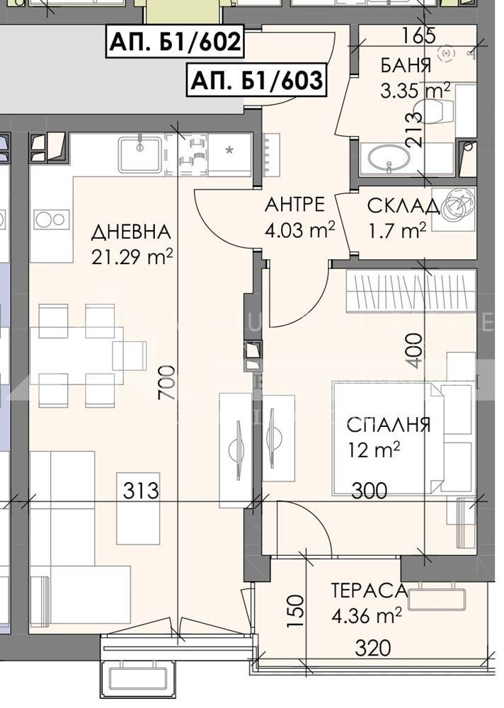 Te koop  1 slaapkamer Burgas , Meden rudnik - zona B , 55 m² | 32014881 - afbeelding [2]