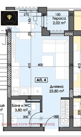 На продаж  Студія Пловдив , Тракия , 43 кв.м | 87103698 - зображення [2]