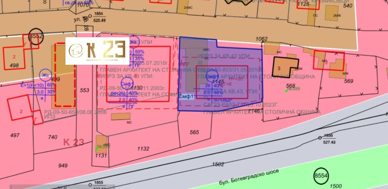 Продава  Парцел град София , Враждебна , 1294 кв.м | 26637712