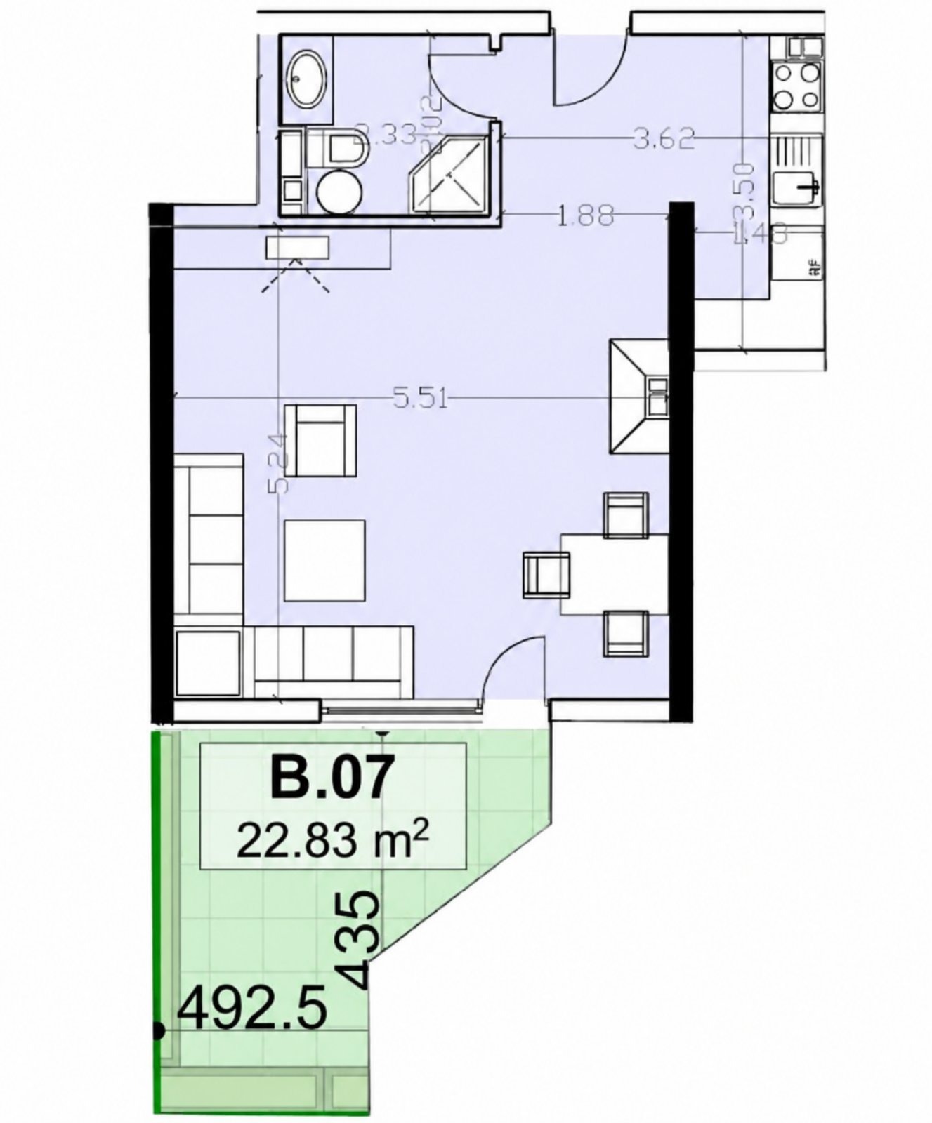 Продава 1-СТАЕН, гр. Банско, област Благоевград, снимка 5 - Апартаменти - 55309790