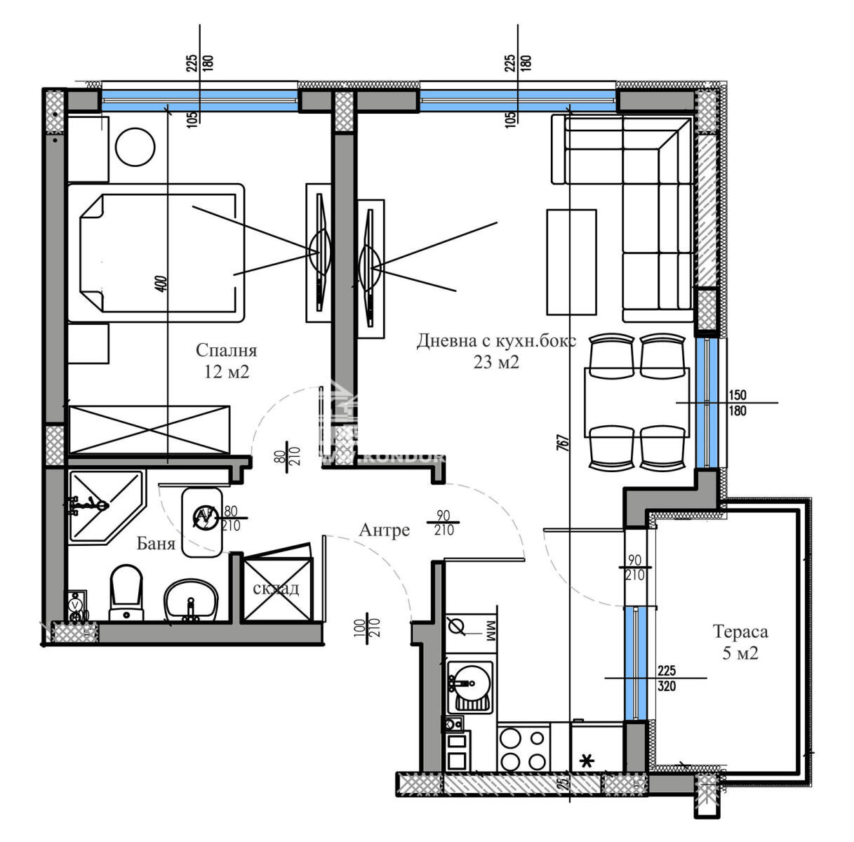 Продава 2-СТАЕН, гр. Пловдив, Христо Смирненски, снимка 3 - Апартаменти - 56124565