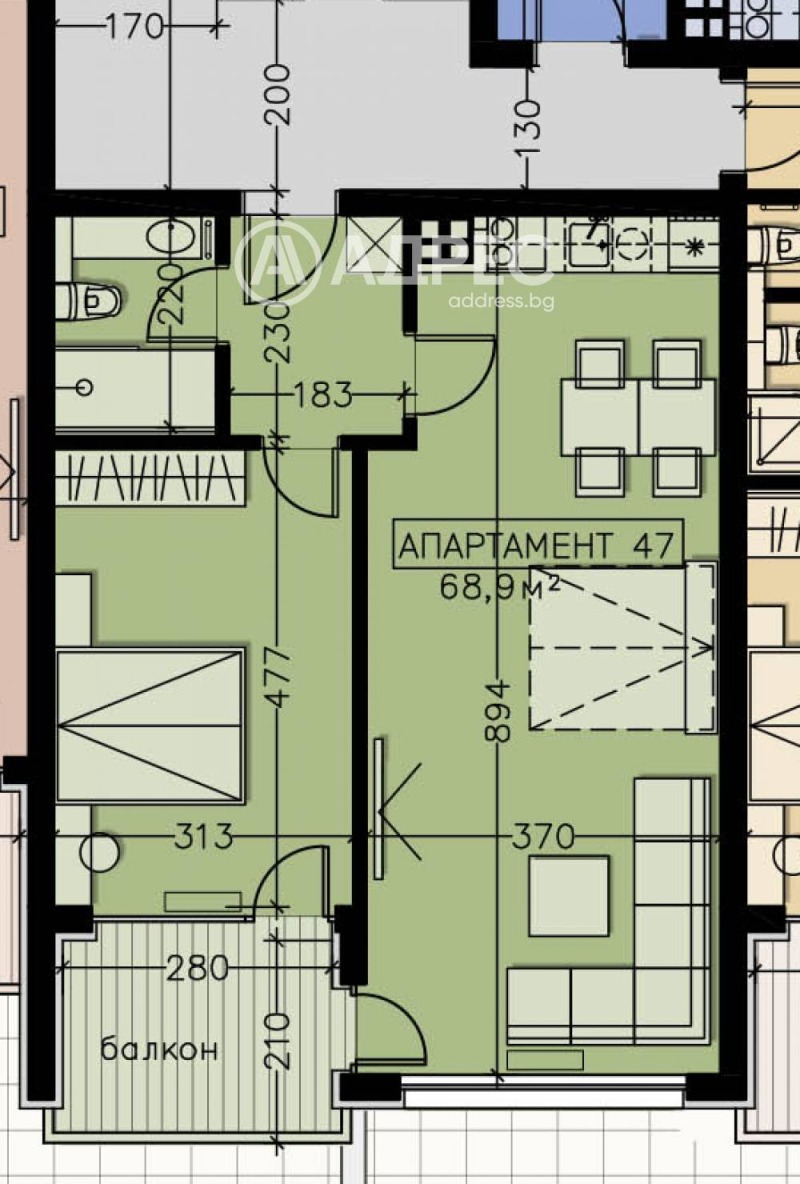 Продава  2-стаен град София , Манастирски ливади , 82 кв.м | 69068907 - изображение [5]