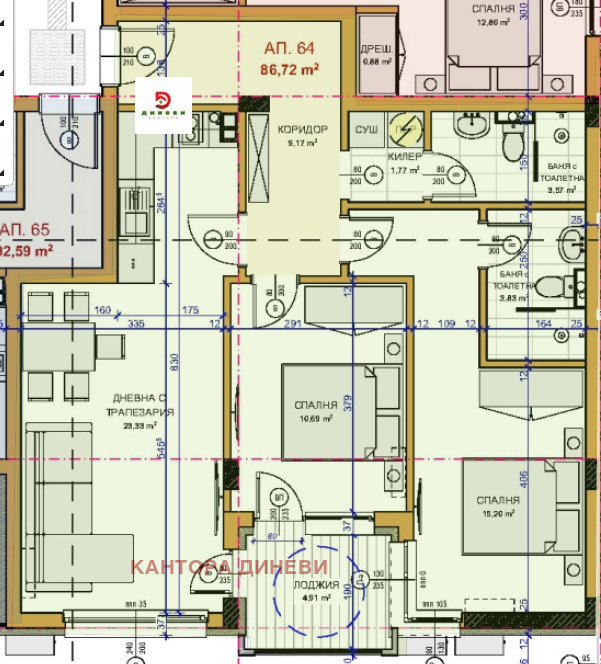 Продава 3-СТАЕН, гр. Стара Загора, Железник - център, снимка 2 - Апартаменти - 55358341