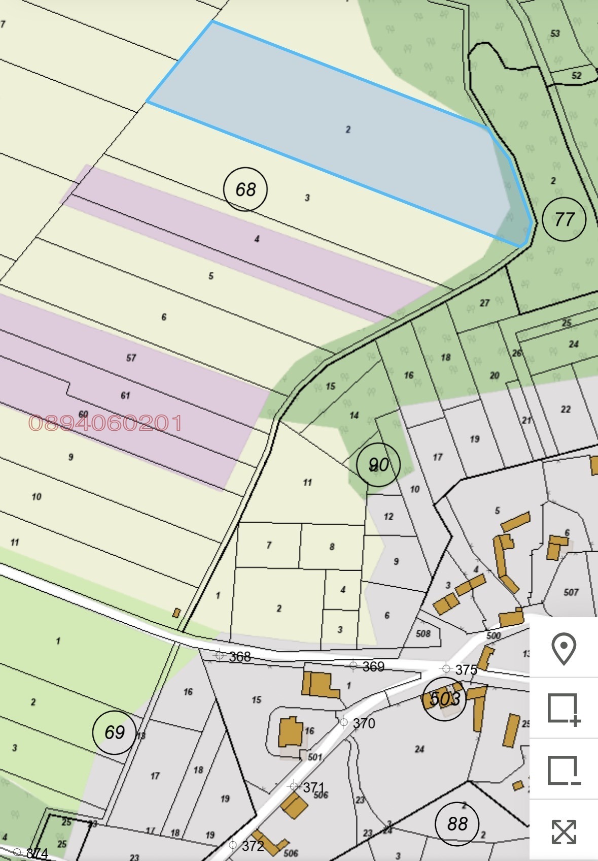 Продава ЗЕМЕДЕЛСКА ЗЕМЯ, с. Игнатовци, област Габрово