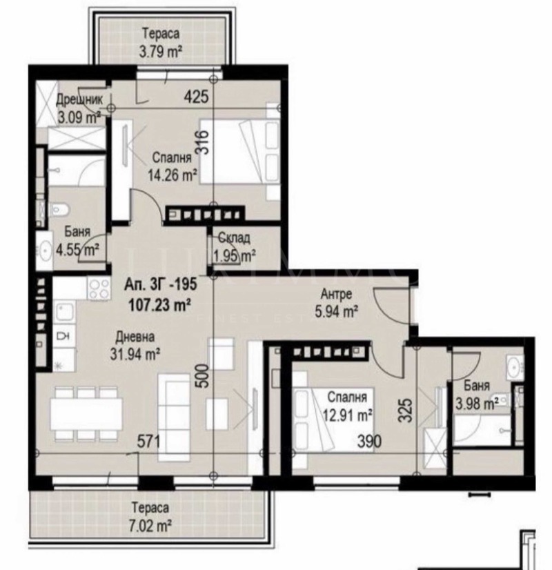 Продава 3-СТАЕН, гр. София, Сердика, снимка 15 - Апартаменти - 53186326