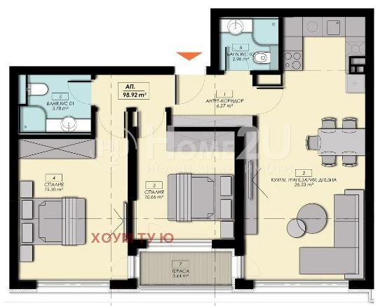 À venda  2 quartos Sofia , Liulin 2 , 99 m² | 51832612 - imagem [4]