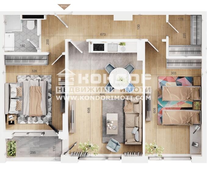 Продава 3-СТАЕН, гр. Пловдив, Тракия, снимка 11 - Апартаменти - 53273009