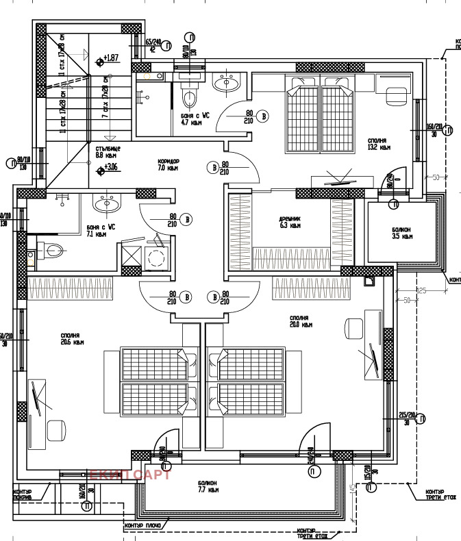 Till salu  Hus Varna , m-t Gorna Traka , 341 kvm | 97706597 - bild [3]