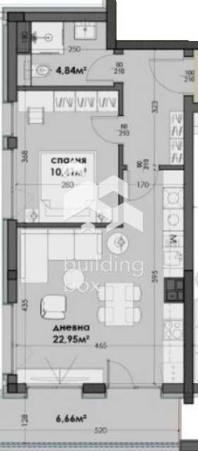 Te koop  1 slaapkamer Varna , Izgrev , 74 m² | 39399624 - afbeelding [2]