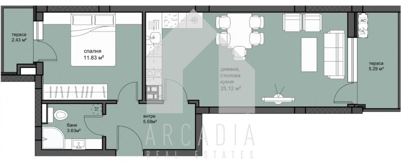 Продава  2-стаен град Пловдив , Въстанически , 76 кв.м | 69259849