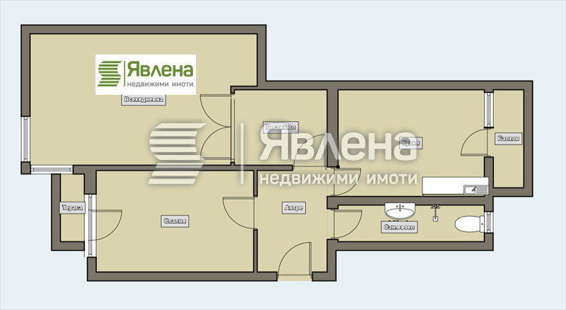 Продается  2 спальни София , Център , 80 кв.м | 31773679 - изображение [13]