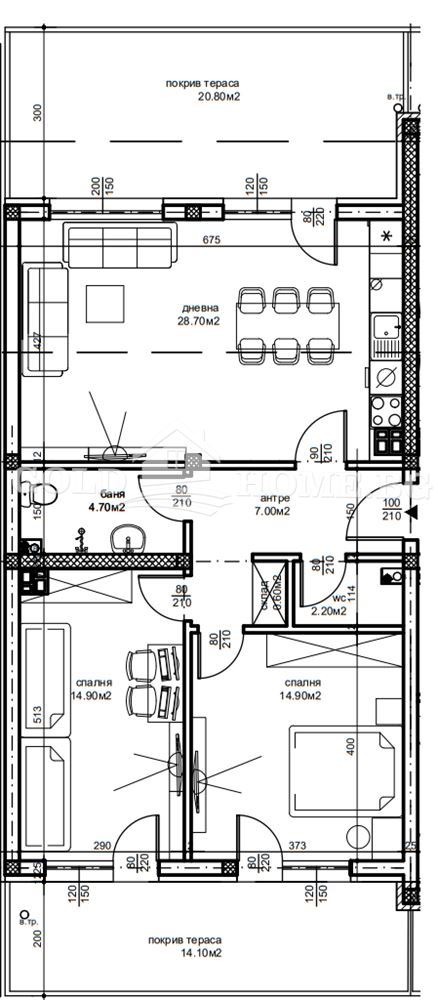 Te koop  2 slaapkamers Plovdiv , Belomorski , 98 m² | 62324932 - afbeelding [6]
