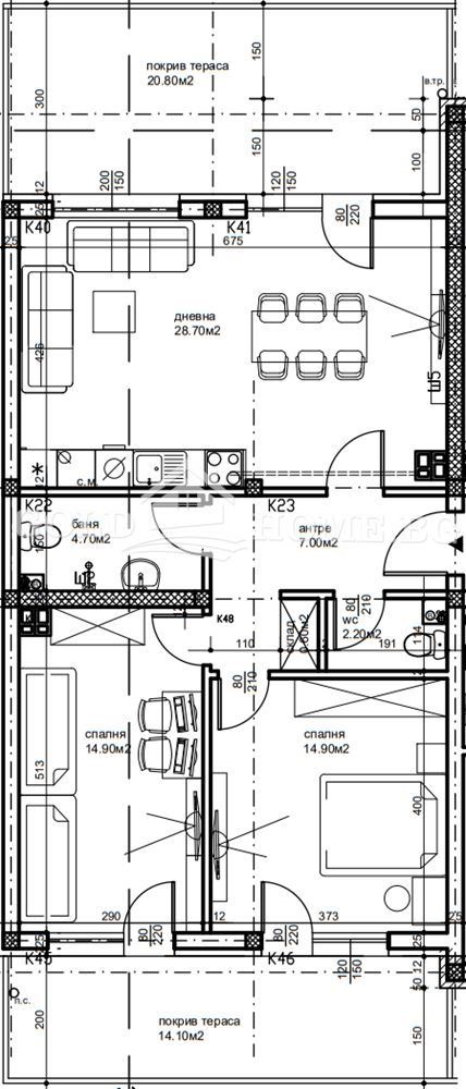 Te koop  2 slaapkamers Plovdiv , Belomorski , 98 m² | 62324932 - afbeelding [5]