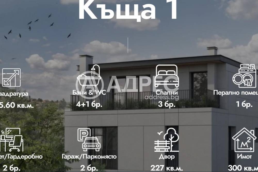 Продава КЪЩА, гр. София, Драгалевци, снимка 2 - Къщи - 54604690