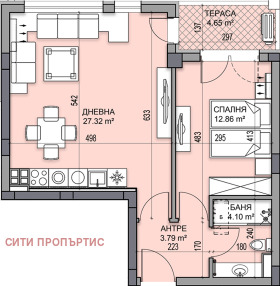 1 chambre Gagarin, Plovdiv 1