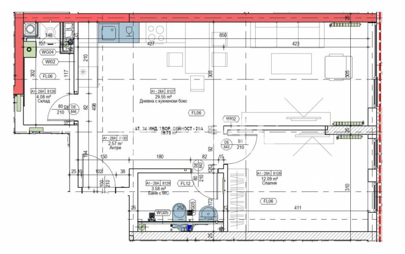 Na prodej  1 ložnice Sofia , Manastirski livadi , 70 m2 | 31110824 - obraz [9]