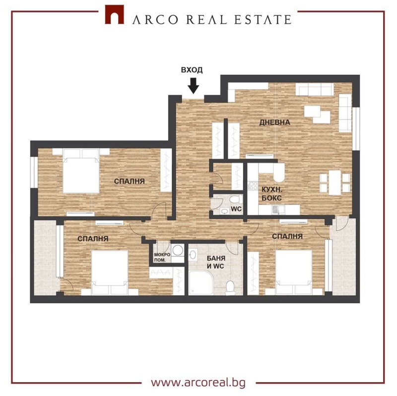 Продава 4-СТАЕН, гр. София, Белите брези, снимка 7 - Апартаменти - 50696177