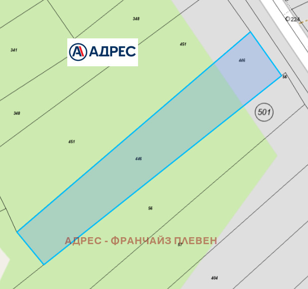 Продава ПАРЦЕЛ, с. Скандалото, област Ловеч
