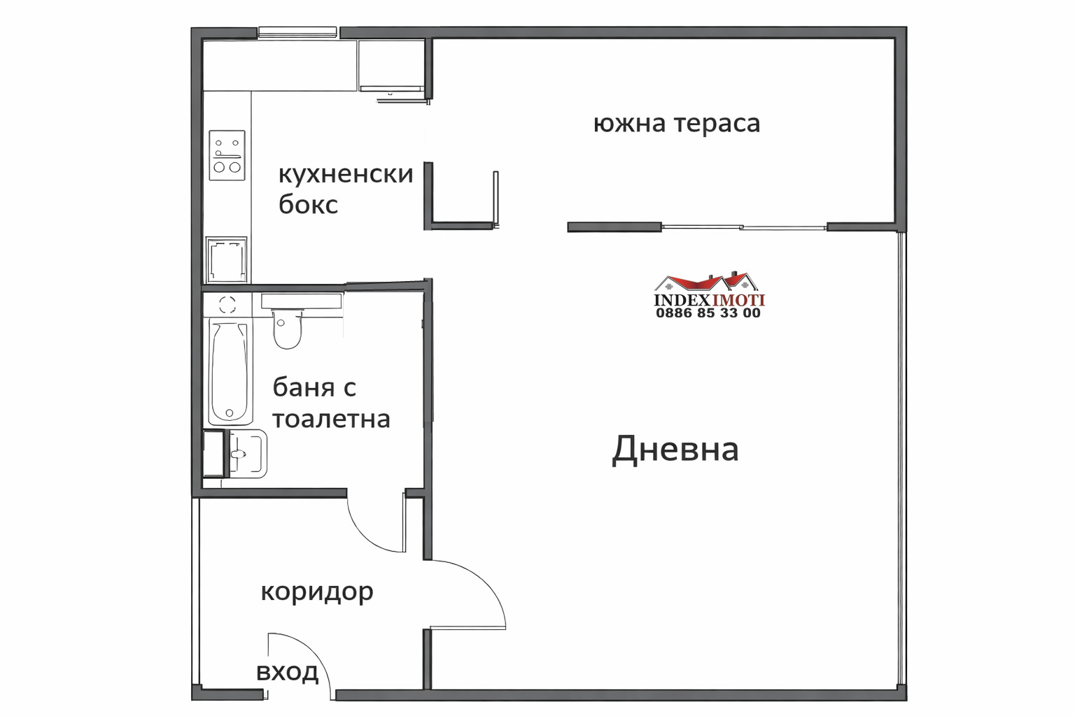 Продава 1-СТАЕН, гр. Стара Загора, Аязмото, снимка 4 - Апартаменти - 54127154