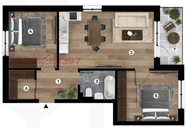 Na prodej  1 ložnice Varna , m-t Alen mak , 80 m2 | 34058429 - obraz [12]