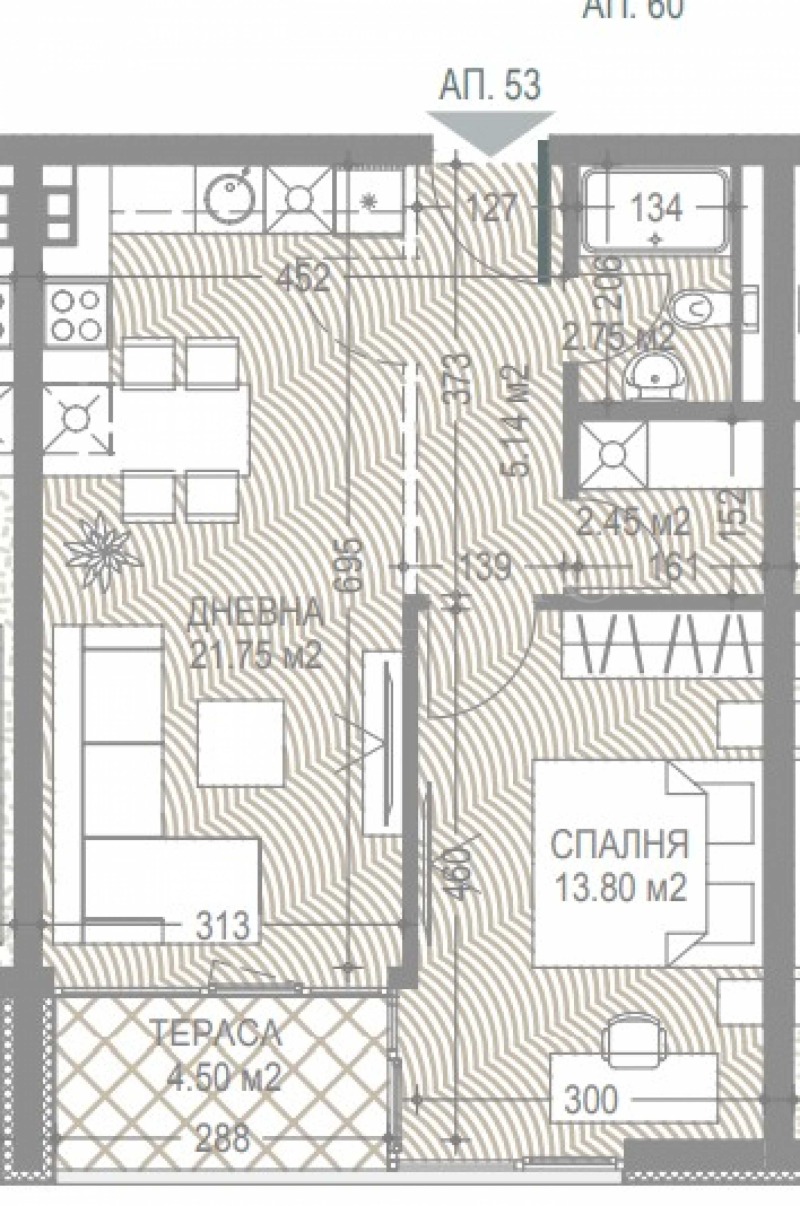 À venda  1 quarto Sofia , Malinova dolina , 77 m² | 45242563 - imagem [3]
