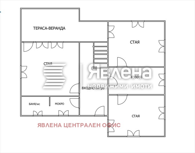 Продава КЪЩА, с. Долни Окол, област София област, снимка 2 - Къщи - 53699335