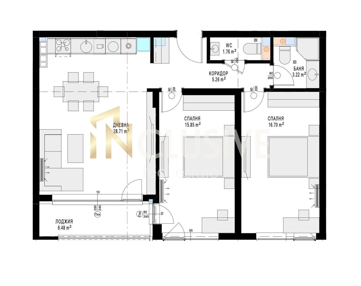 Продава 3-СТАЕН, гр. София, Бъкстон, снимка 4 - Апартаменти - 54869134