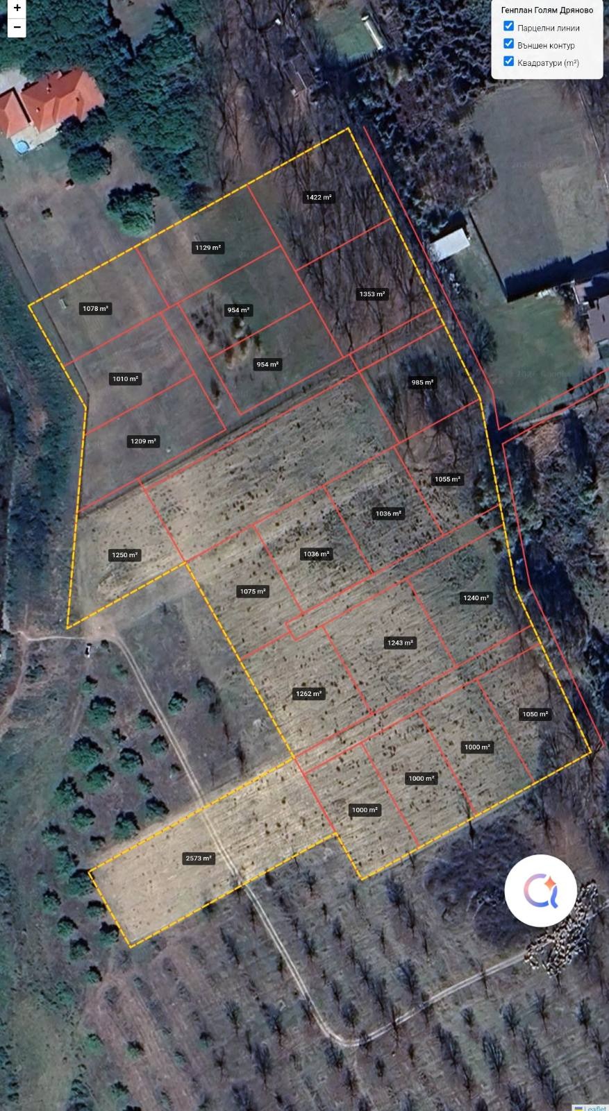 Продава ПАРЦЕЛ, с. Голямо Дряново, област Стара Загора, снимка 3 - Парцели - 53975913