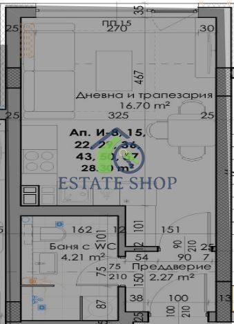 Продава  1-стаен град Пловдив , Южен , 36 кв.м | 66224387 - изображение [2]