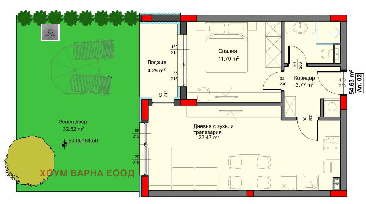 Продава 2-СТАЕН, гр. Варна, Аспарухово, снимка 4 - Апартаменти - 54217495