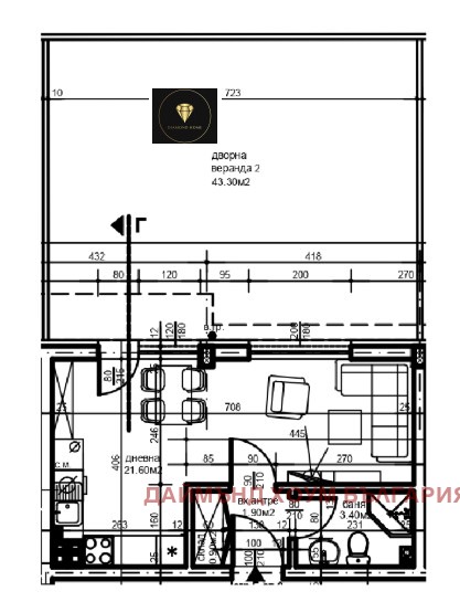 Zu verkaufen  1 Schlafzimmer Plowdiw , Hristo Smirnenski , 83 qm | 71199051 - Bild [2]