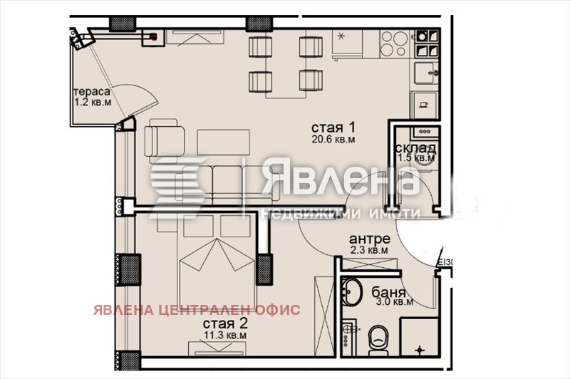 Продава 2-СТАЕН, гр. София, Витоша, снимка 2 - Апартаменти - 56364891