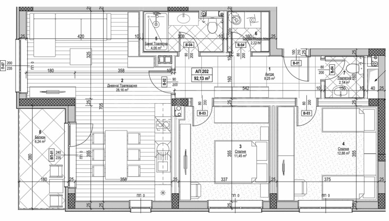 Продается  2 спальни область Бургас , Несебър , 108 кв.м | 38118752 - изображение [8]