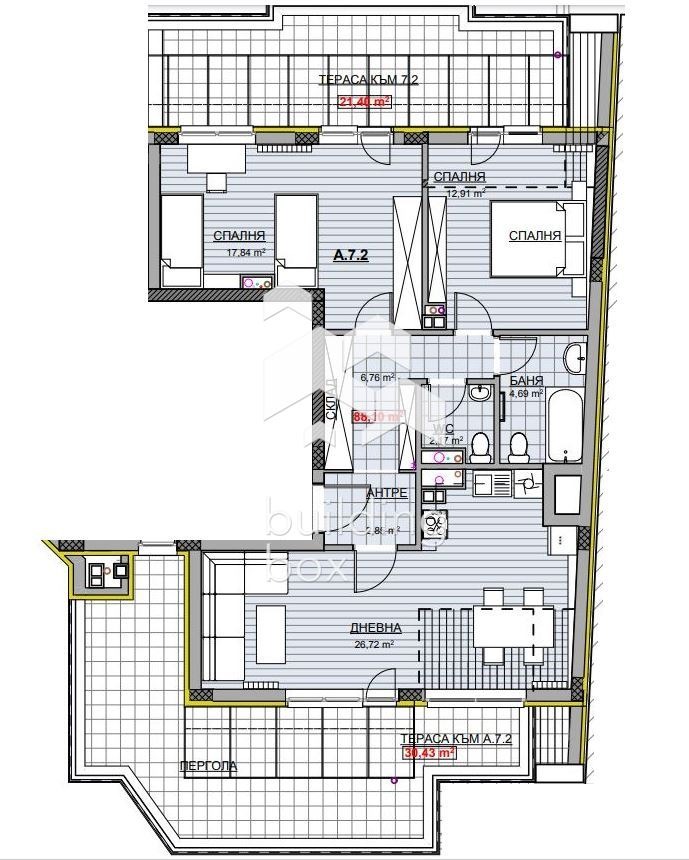 Продава 3-СТАЕН, гр. София, Красно село, снимка 8 - Aпартаменти - 47787553