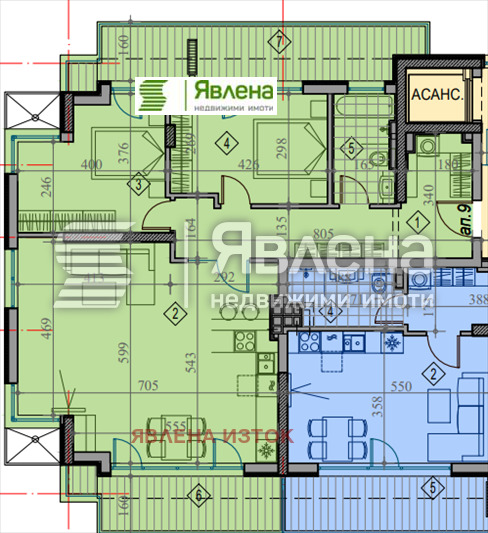Продава 3-СТАЕН, гр. София, Кръстова вада, снимка 4 - Апартаменти - 53037733