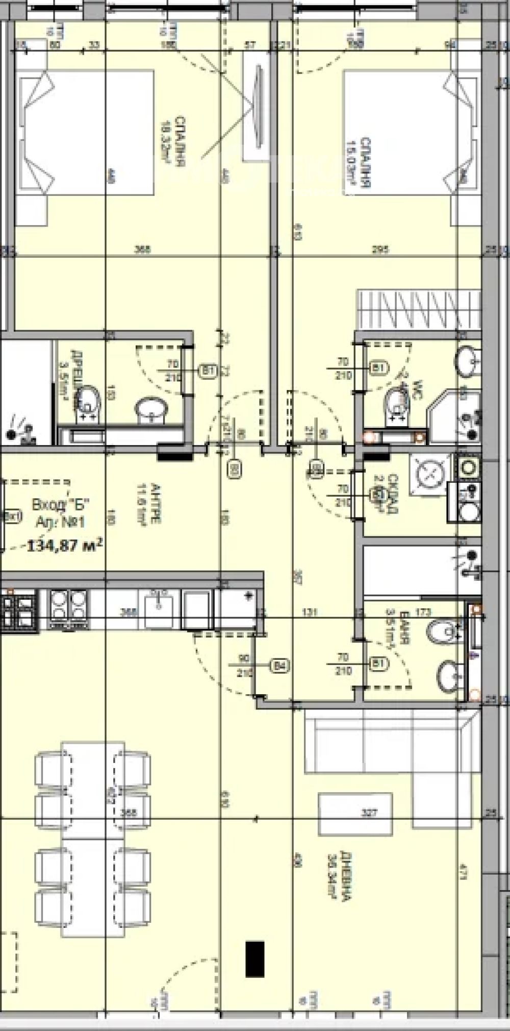 Продава 3-СТАЕН, гр. София, Манастирски ливади, снимка 4 - Апартаменти - 53871399