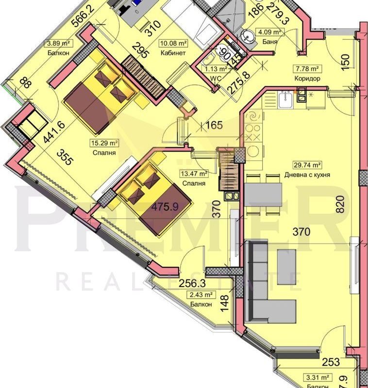 Продава 4-СТАЕН, гр. Варна, Бриз, снимка 10 - Aпартаменти - 48691336